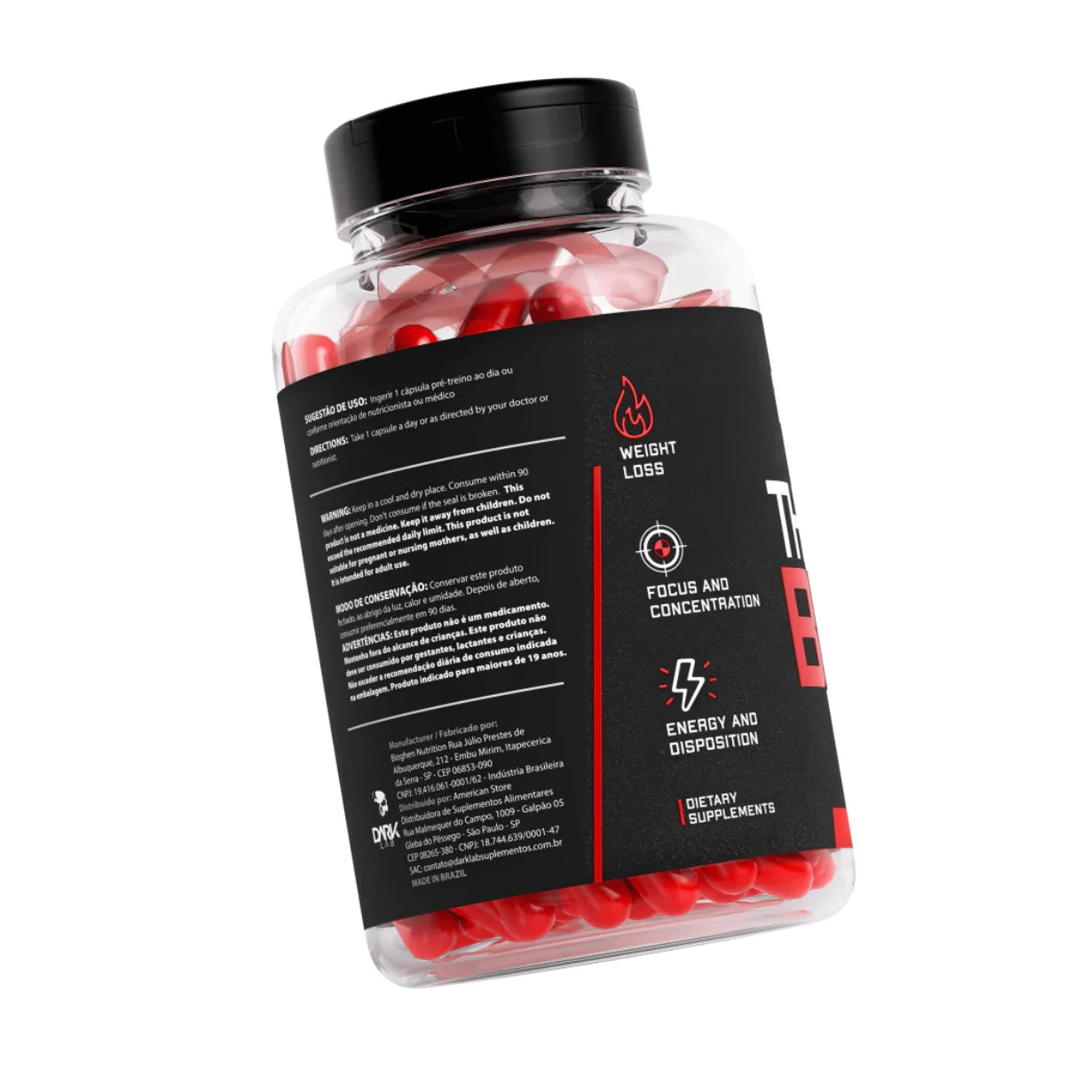 Termogenico 120 Cápsulas Therma Burn 120 Cápsulas Dark Lab