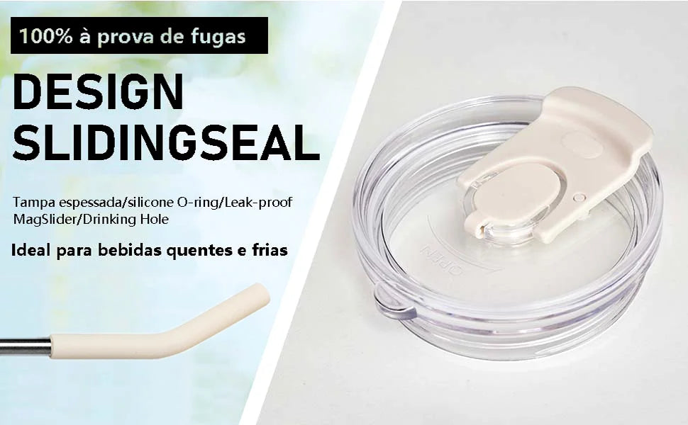 Copo térmico portátil ROMANTIC CROWN em aço inoxidável, 1200ml/1,2L