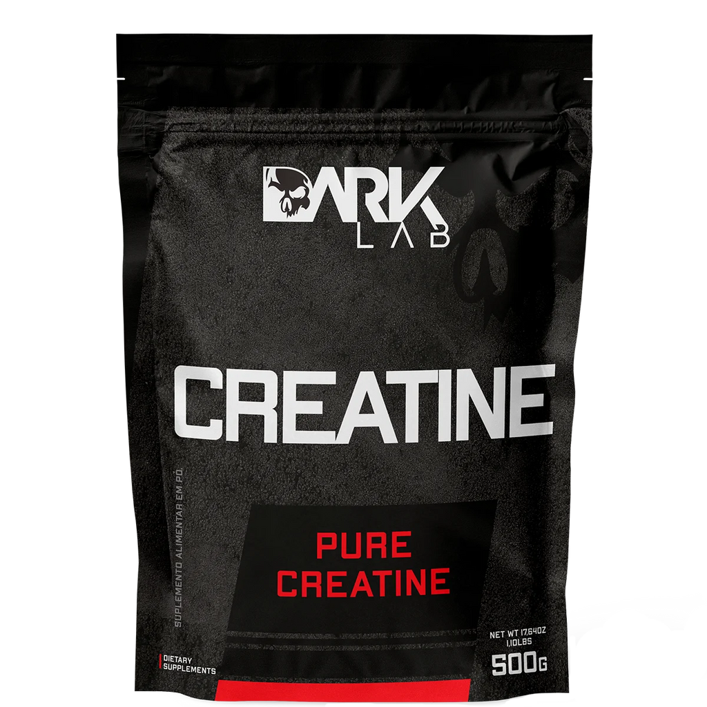 Creatina Monohidratada Pura Refil 500g Escura Lab-Pure 100% Creatina