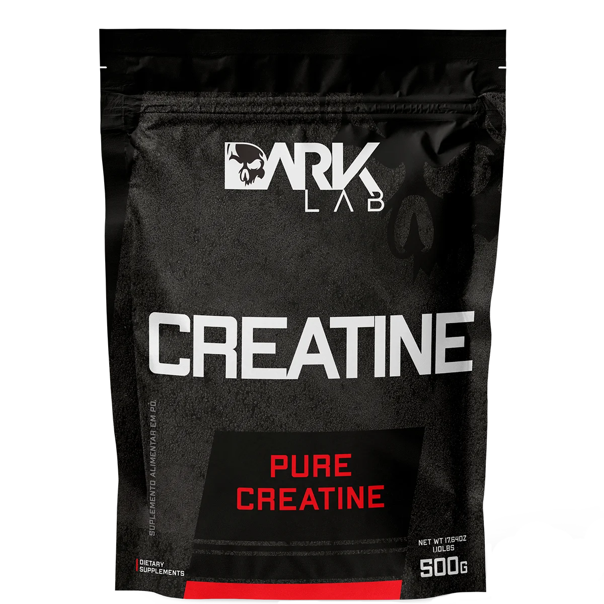 Creatina Monohidratada Pura Refil 500g Escura Lab-Pure 100% Creatina