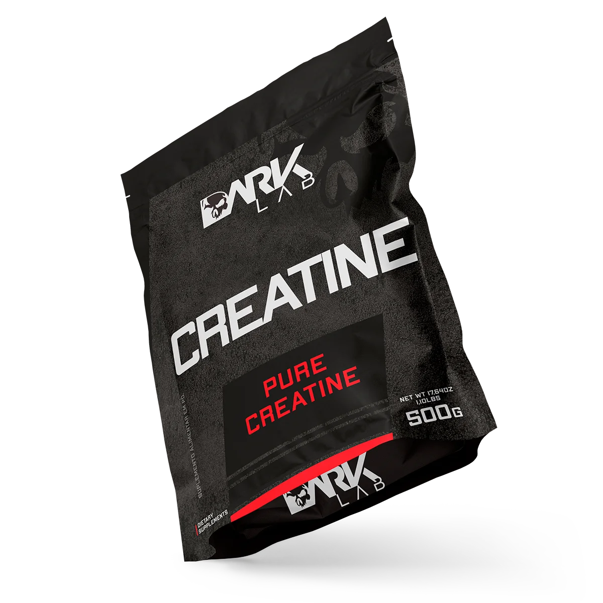 Creatina Monohidratada Pura Refil 500g Escura Lab-Pure 100% Creatina