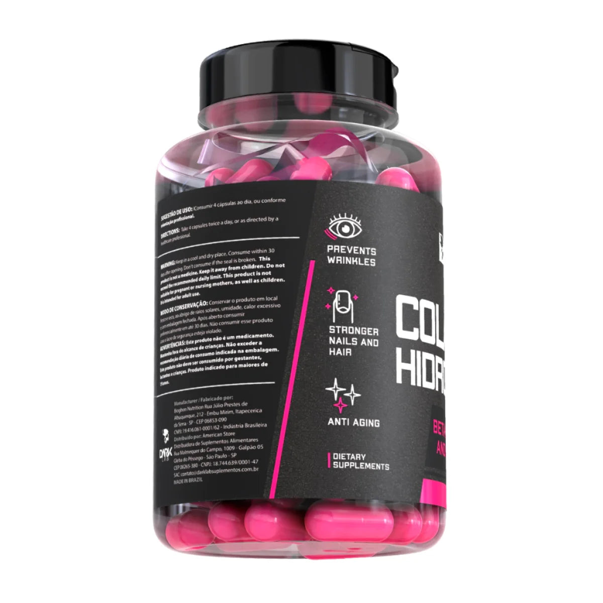 Hydrolyzed Collagen 120 Capsules Dark Lab