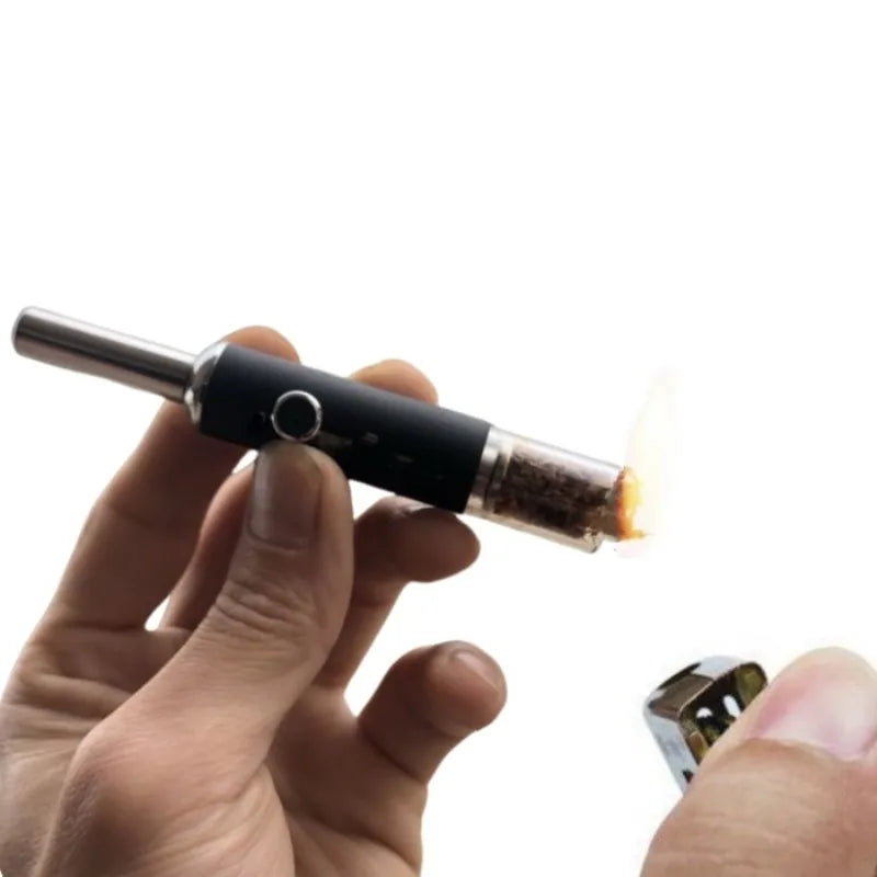 Cachimbo de metal para fumar ervas secas, com 5 níveis de ajuste