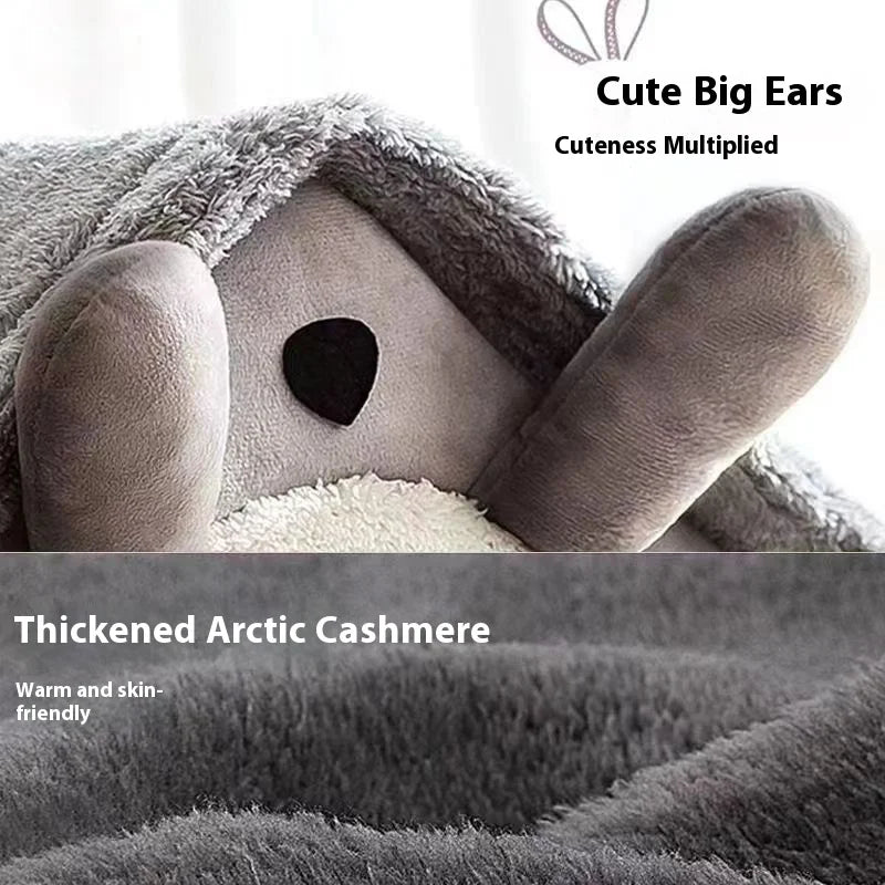Cama estilo casinha para cães, ideal para todas as estações