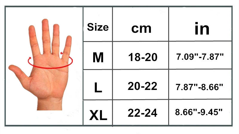 Luvas de musculação para academia