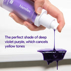 Creme dental clareador roxo, limpeza profunda