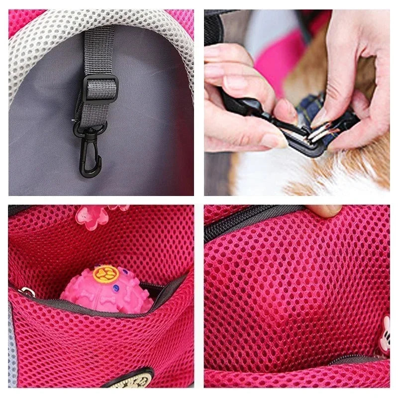 Mochila dobrável para transporte de animais de estimação