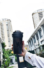 Garrafa de shaker portátil de 500ml para proteína em pó