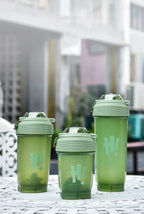 Garrafa de shaker portátil de 500ml para proteína em pó