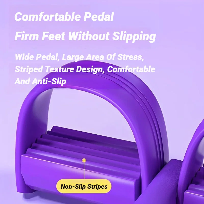 corda elástica de tensão para auxiliar em abdominais.