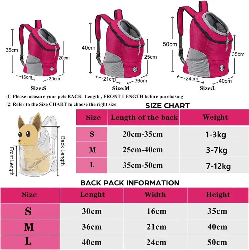 Mochila dobrável para transporte de animais de estimação