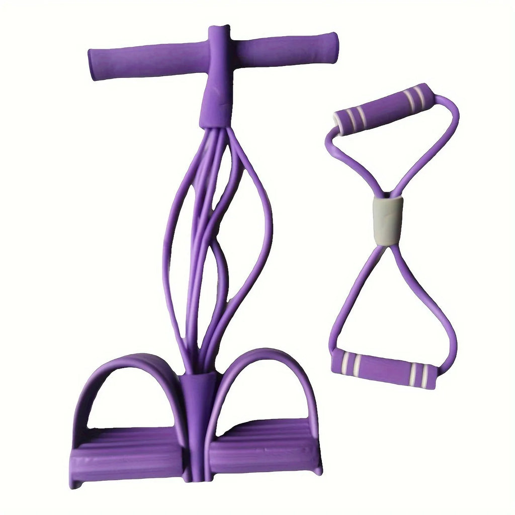 Tensor de pedal multifuncional de quatro tubos, equipamento de ginástica doméstico