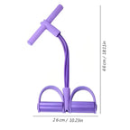 Tensor de pedal multifuncional de quatro tubos, equipamento de ginástica doméstico