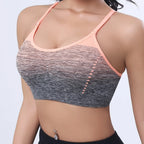 Sutiã esportivo feminino com degradê