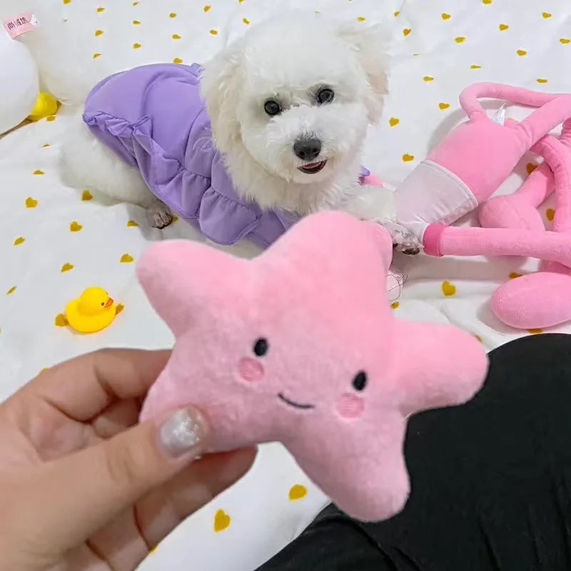 Brinquedo fofo para cachorro e gato que faz barulho ao ser mastigado