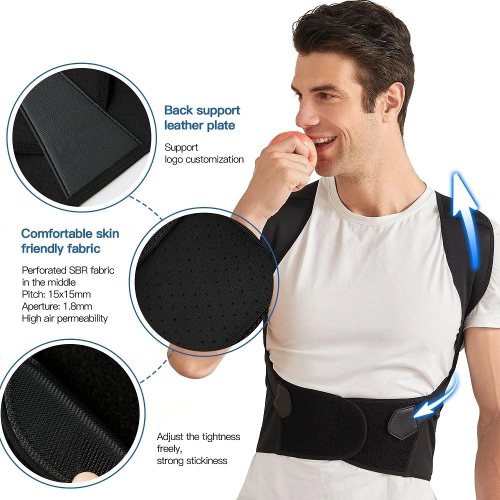 Corretor Postural Lombar para Mulheres e Homens