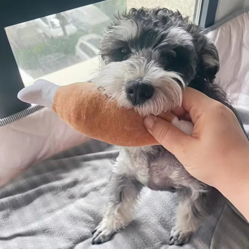 Brinquedo fofo para cachorro e gato que faz barulho ao ser mastigado