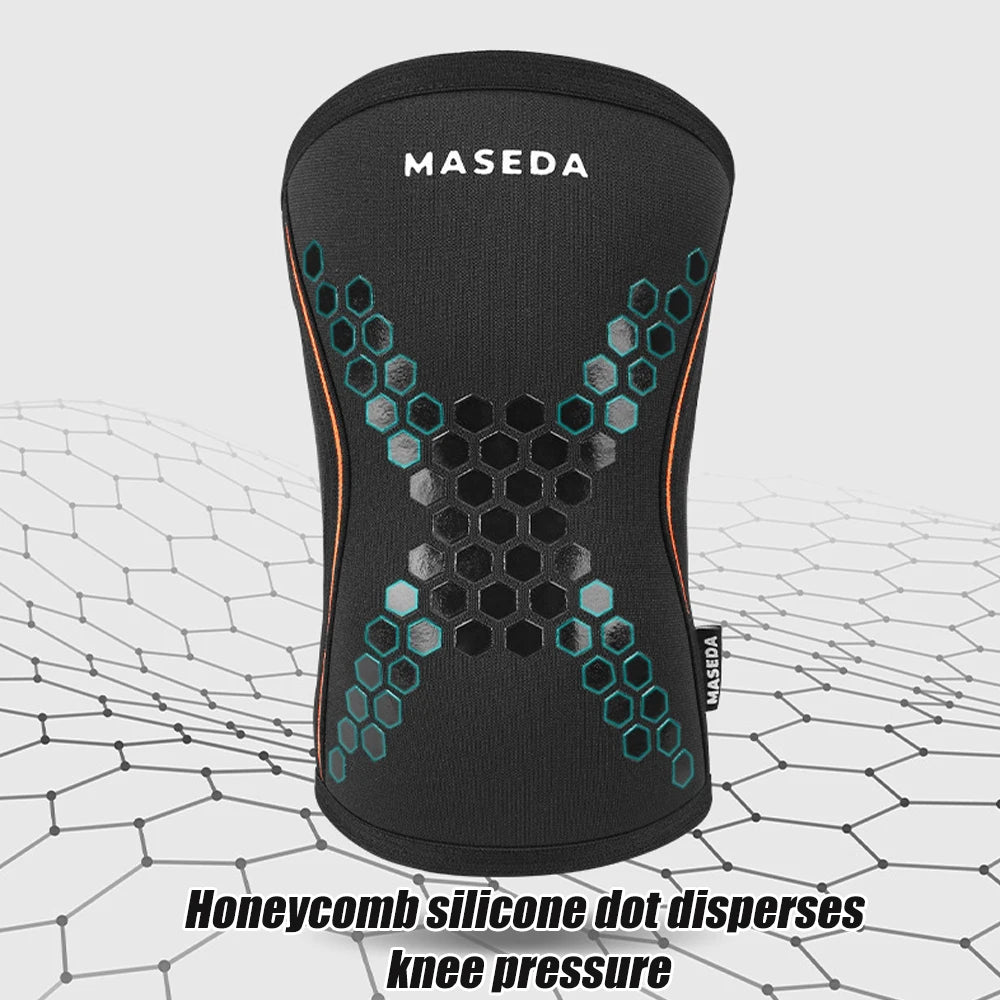 1 unidade de joelheira de 7 mm para levantamento de peso e powerlifting