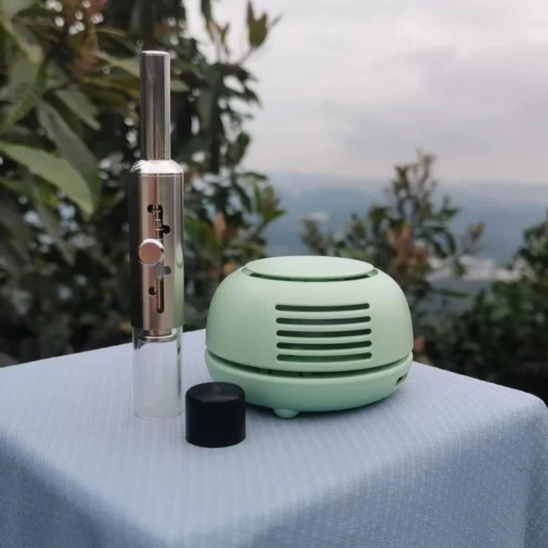 Cachimbo de metal para fumar ervas secas, com 5 níveis de ajuste