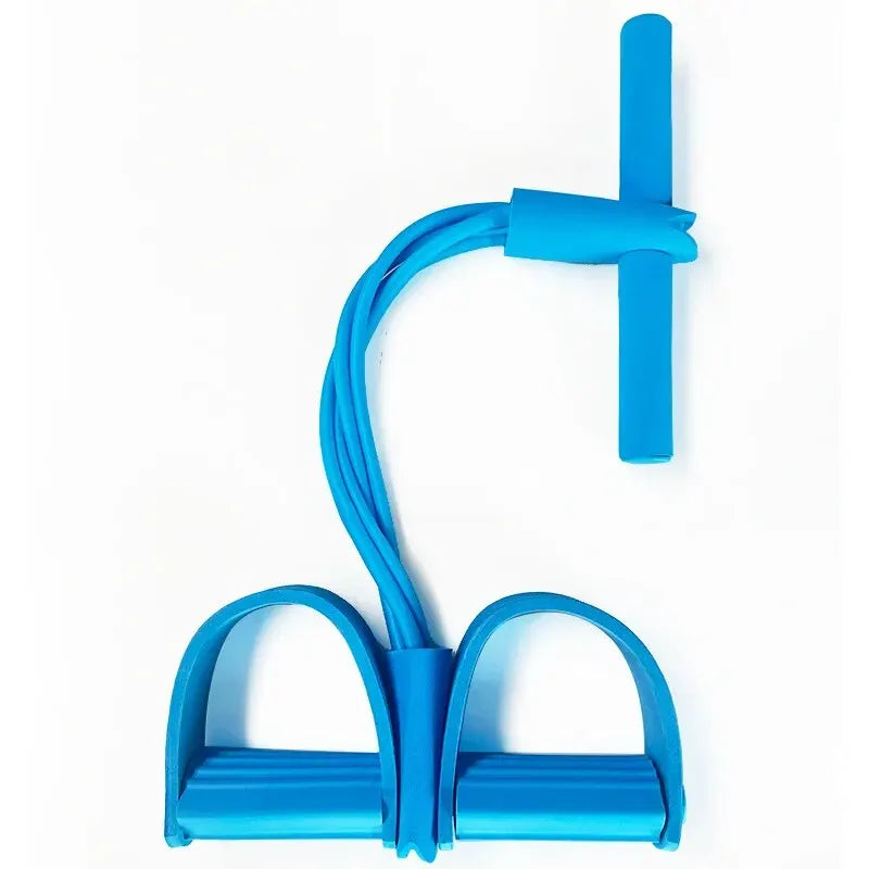 corda elástica de tensão para auxiliar em abdominais.