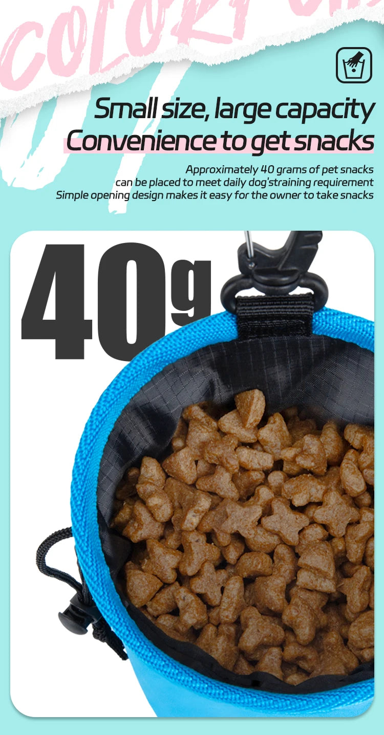 Bolsa portátil pequena para treinamento de cães