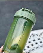 Garrafa de shaker portátil de 500ml para proteína em pó