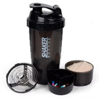 Garrafa Shaker de 3 Camadas para Proteína
