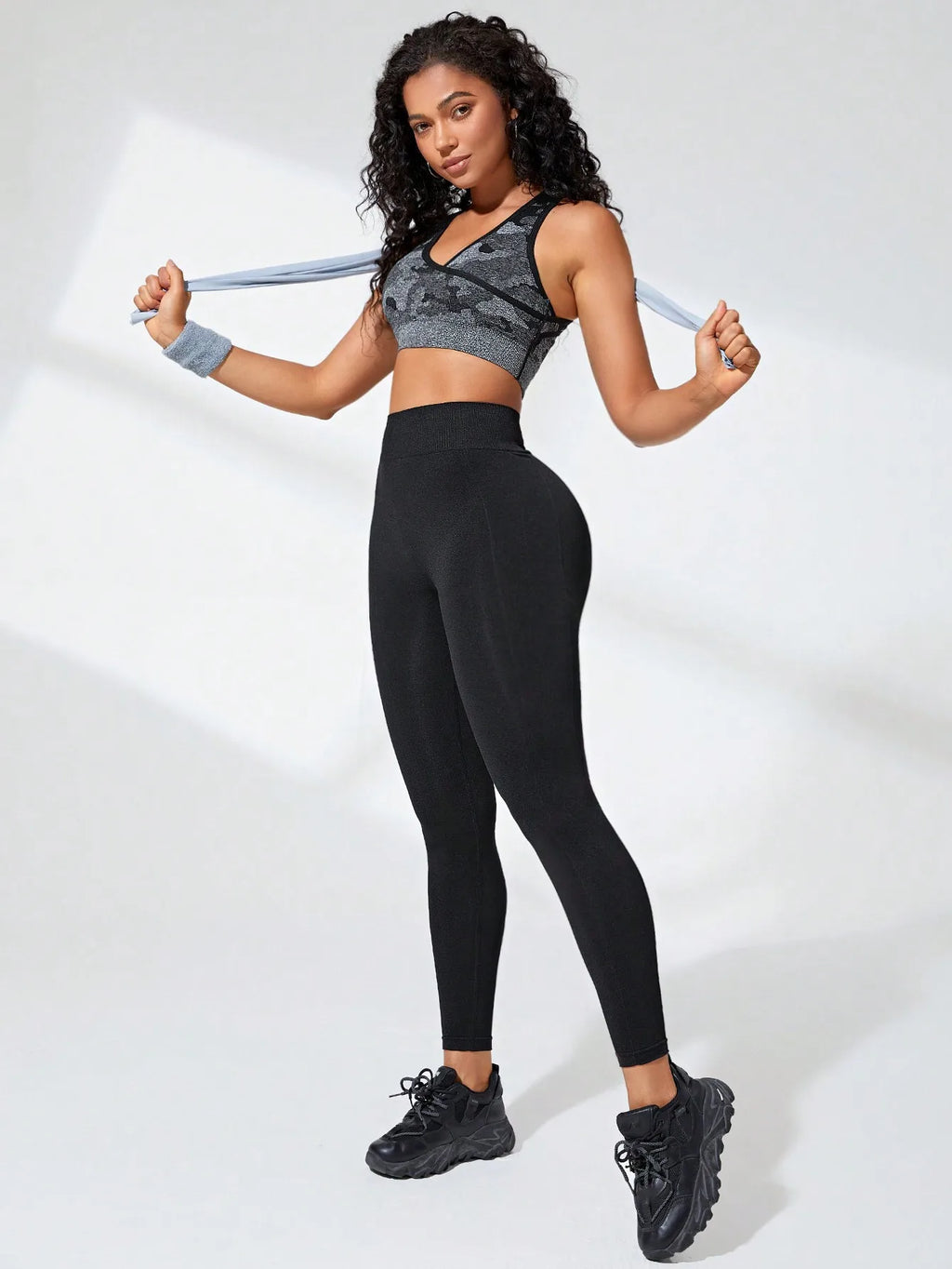 Leggings femininas de cintura alta