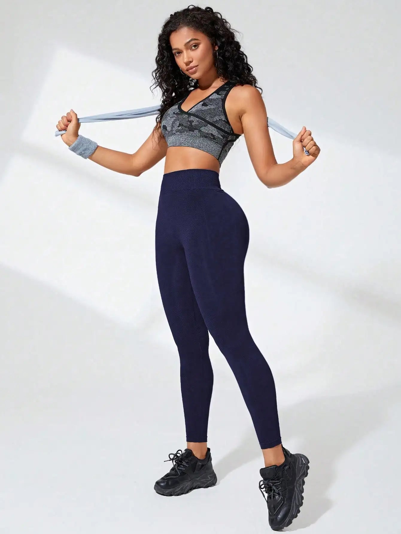 Leggings femininas de cintura alta