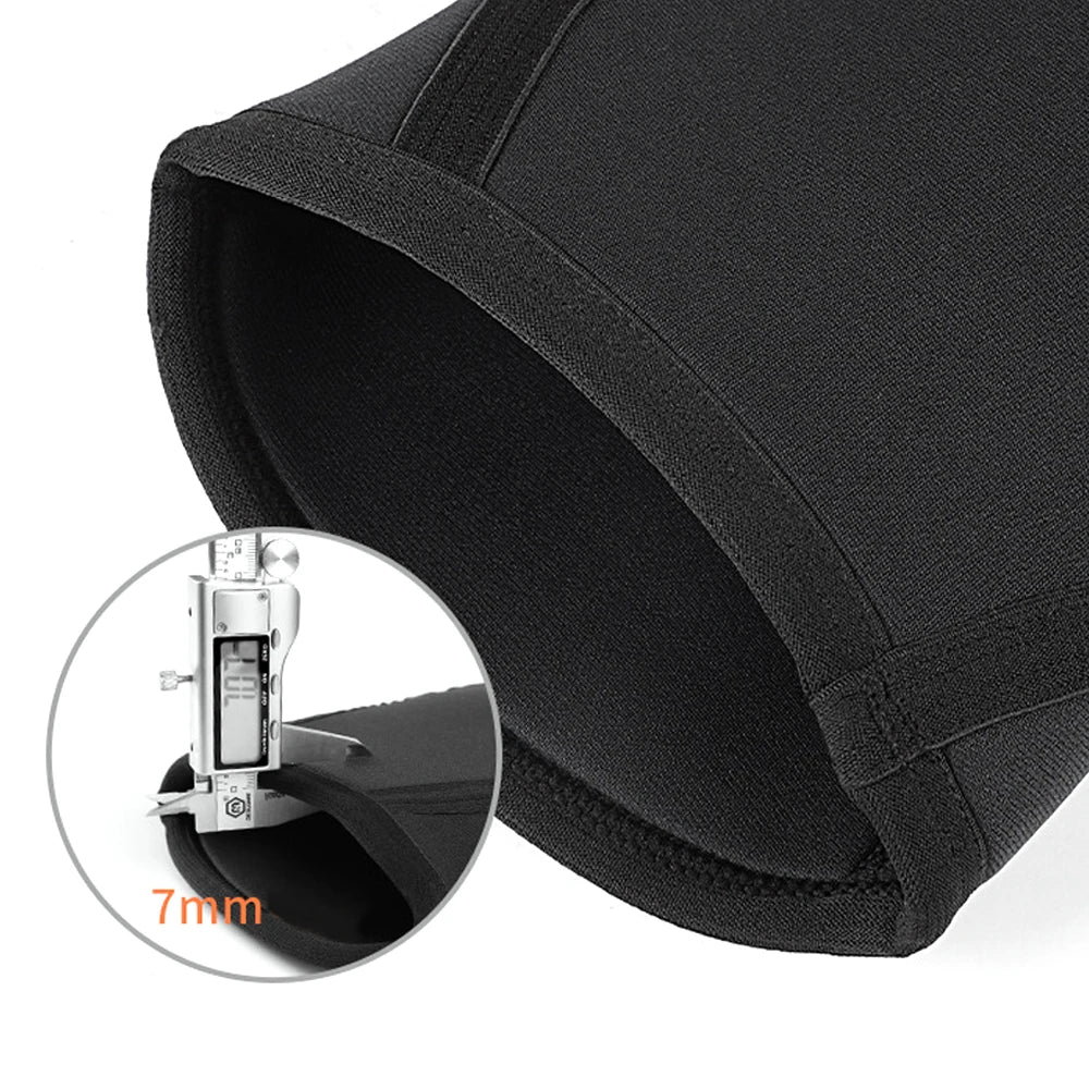 1 unidade de joelheira de 7 mm para levantamento de peso e powerlifting