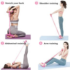 Tensor de pedal multifuncional de quatro tubos, equipamento de ginástica doméstico