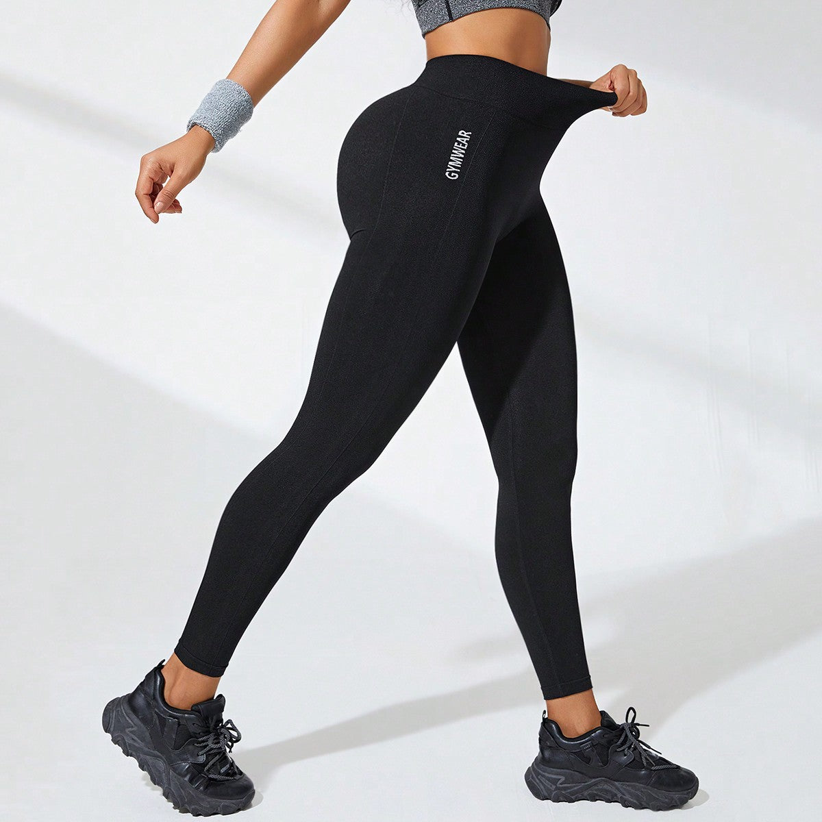 Leggings femininas de cintura alta
