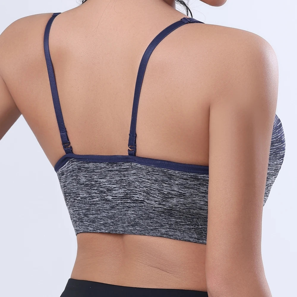 Sutiã esportivo feminino com degradê