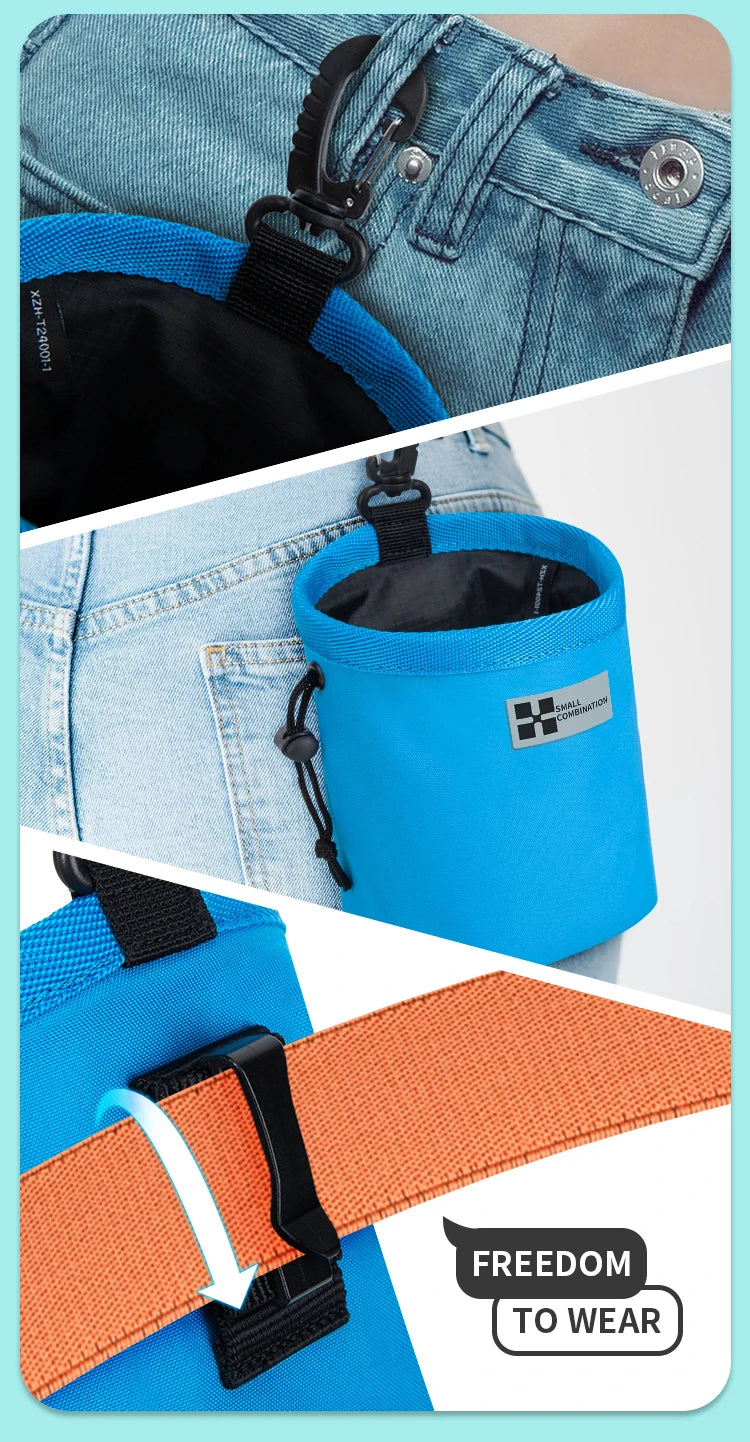 Bolsa portátil pequena para treinamento de cães