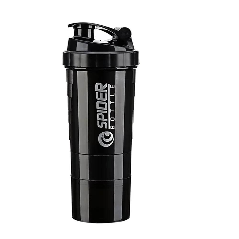 Garrafa Shaker de 3 Camadas para Proteína