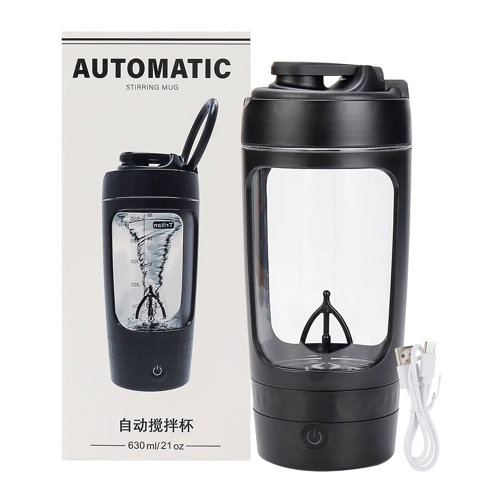Garrafa Shaker Elétrica Portátil de 650ml para Whey Protein