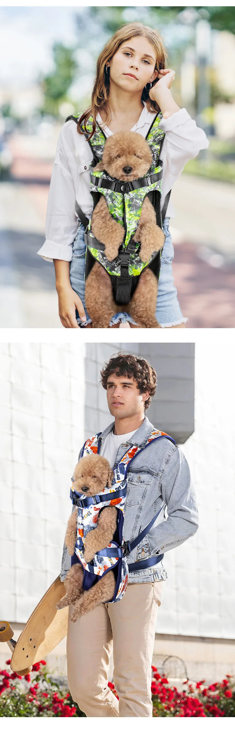 Mochila peitoral para animais de estimação