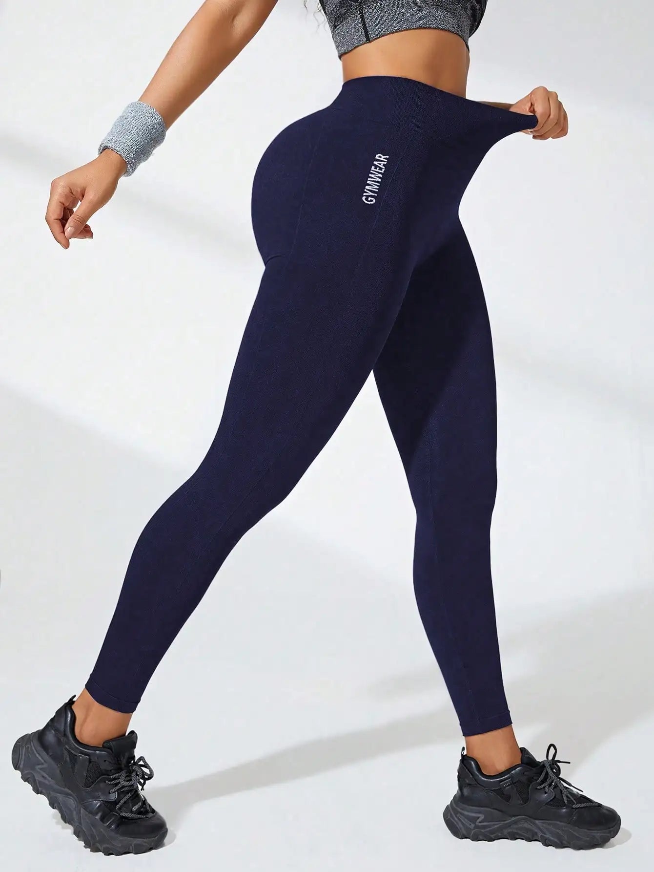 Leggings femininas de cintura alta