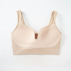 Sutiã esportivo feminino sem costura com suporte médio