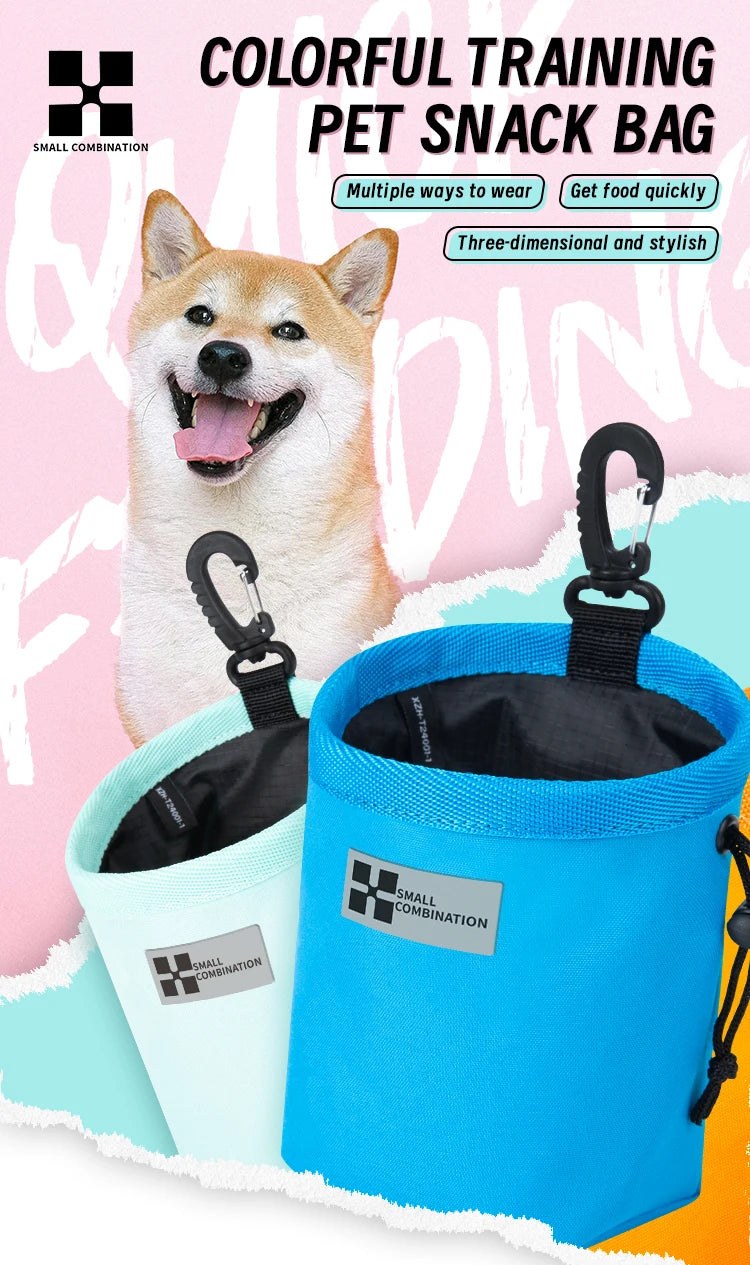 Bolsa portátil pequena para treinamento de cães