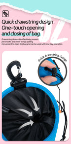 Bolsa portátil pequena para treinamento de cães