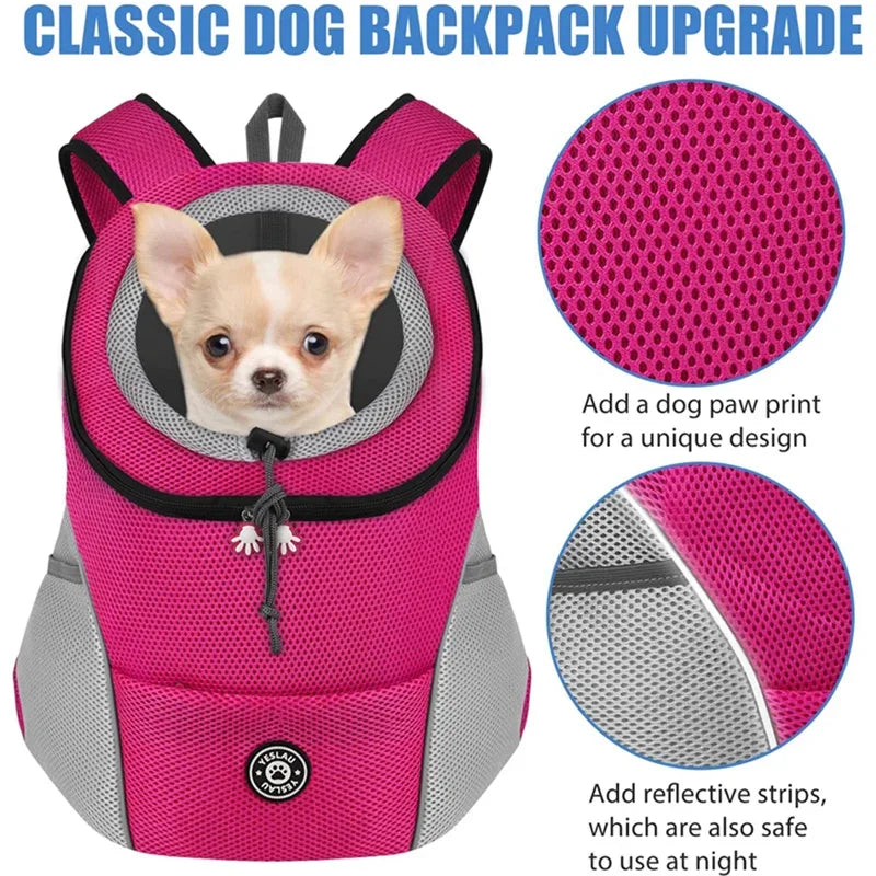 Mochila dobrável para transporte de animais de estimação