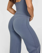 Calça legging feminina NCLAGEN SoftMotion de perna reta