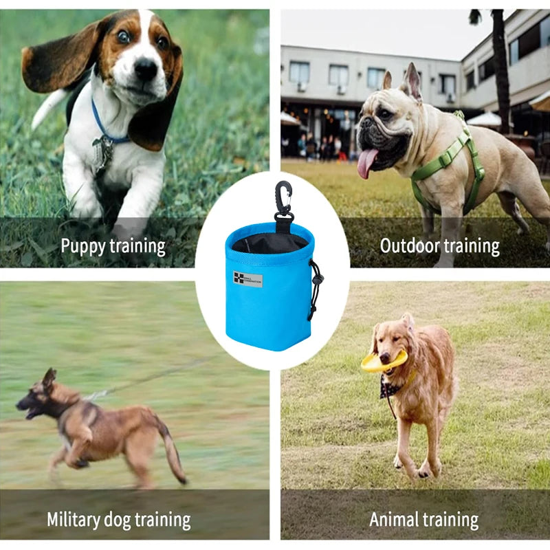 Bolsa portátil pequena para treinamento de cães