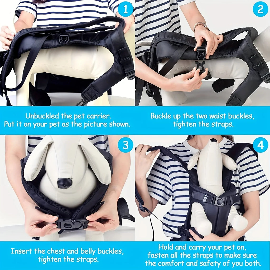 Mochila peitoral para animais de estimação